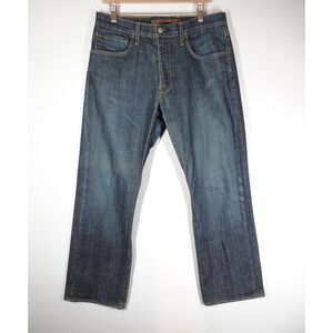 Agave Denim Jeans Mens 36x30 Dark Wash Straight Leg Made in USA Classic